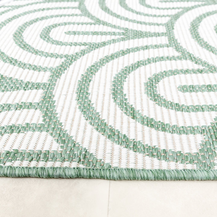 Rond buitenkleed - Summer Arch Groen