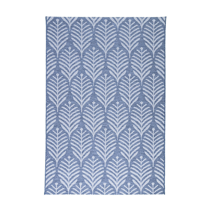 Buitenkleed - Summer Leaves Blauw