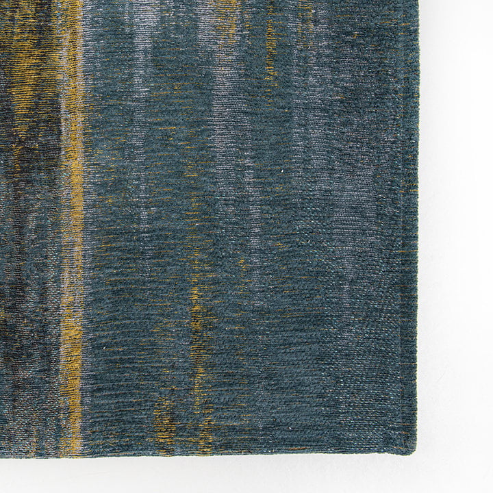 Vintage vloerkleed - Atlantic Monetti Blauw/Geel 9119