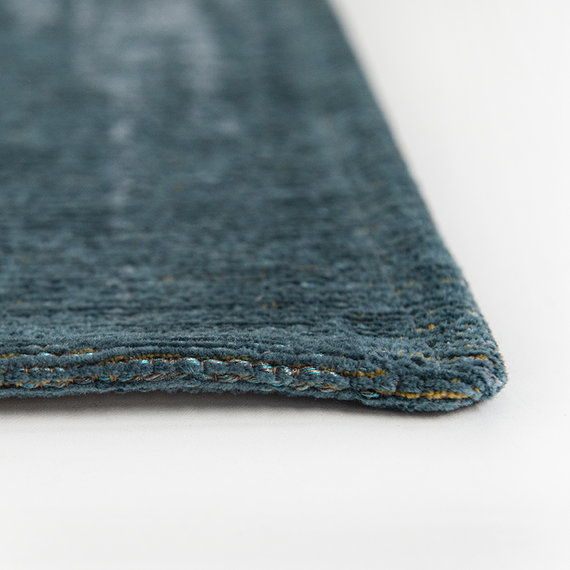 Louis de Poortere Vintage vloerkleed - Atlantic Monetti Blauw/Geel 9119