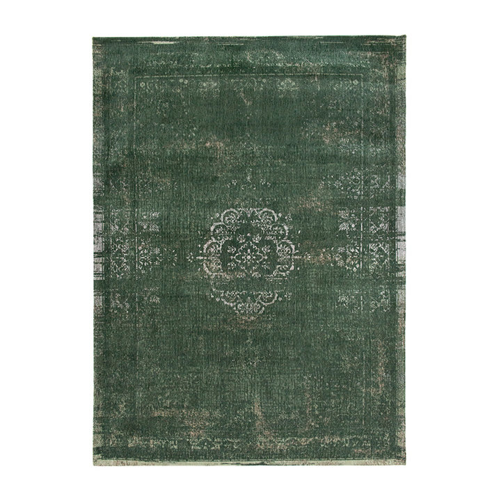 Vintage vloerkleed - Fading World Medaillon Groen 9146