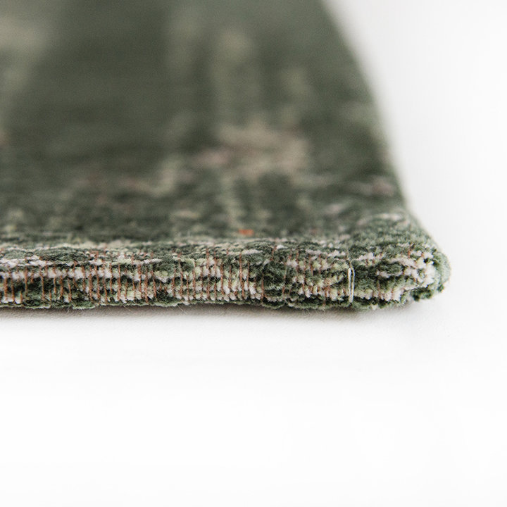 Vintage vloerkleed - Fading World Medaillon Groen 9146