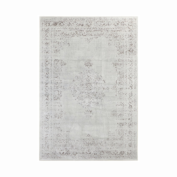 ELLE DECORATION Vintage vloerkleed - May Berseba Creme/Grijs