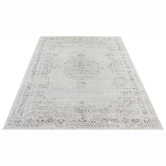 ELLE DECORATION Vintage vloerkleed - May Berseba Creme/Grijs