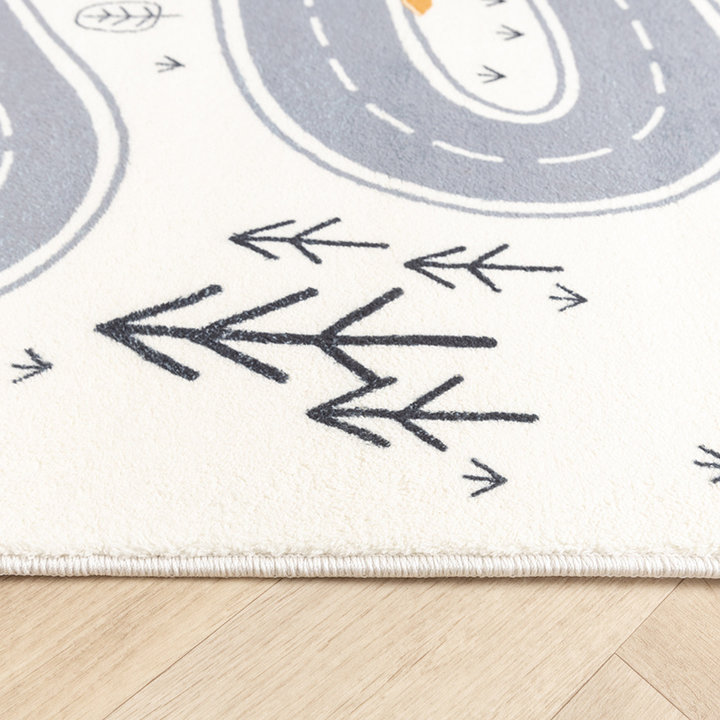 Mata do zabawy Auto - Dex Road Niebieski