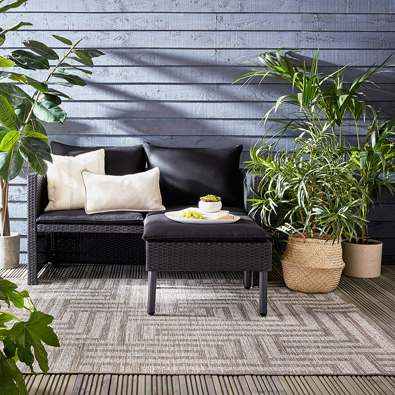 Modern buitenkleed - Liparo Salerno Grijs