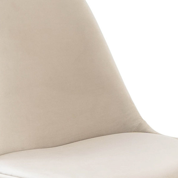 Kick Collection Stoel Velvet Champagne - Goud frame