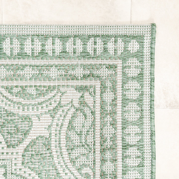 Rond buitenkleed - Summer Oriental Groen