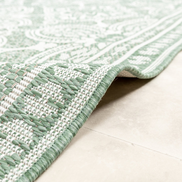 Rond buitenkleed - Summer Oriental Groen