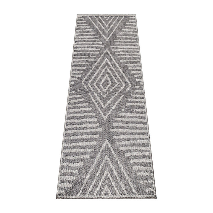 Jute balkonkleed - Aruba Square Grijs