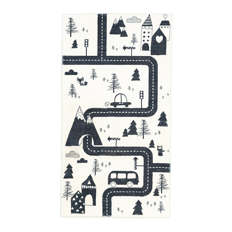 Auto speelkleed - Dex Trail Zwart - sfeer