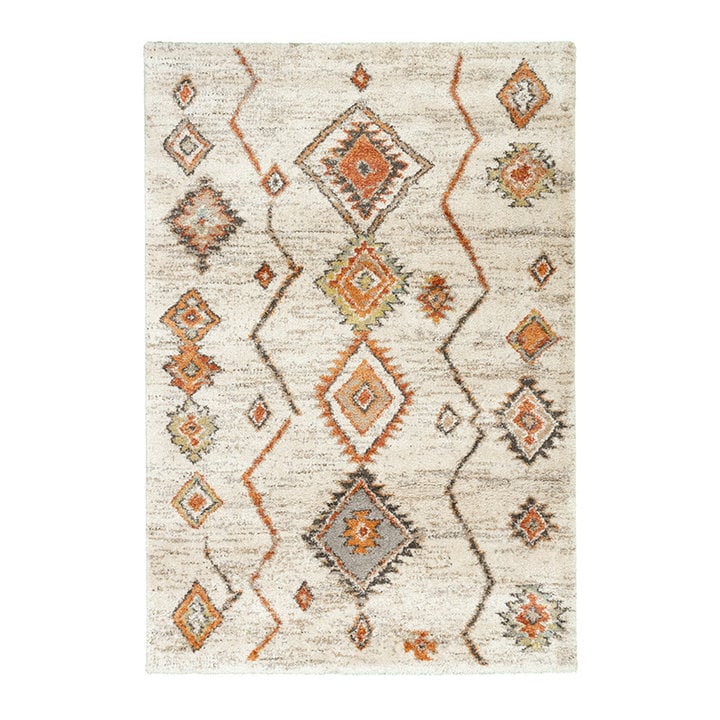 Hoogpolig vloerkleed - Blend Aztec Terra