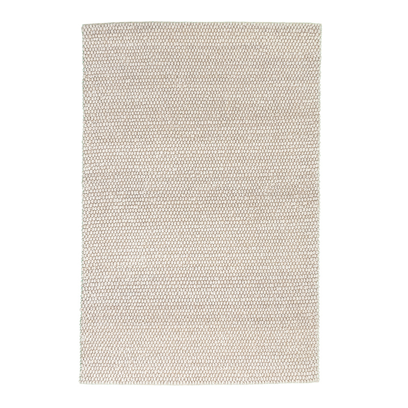 Wollen vloerkleed - Luminous Creme/Wit - sfeer