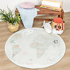 Rond kindervloerkleed - Globe Mint - thumbnail