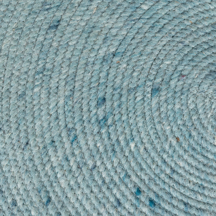 Dywan wełniany okrągły - Wise Niebieski