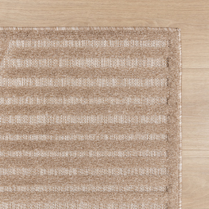 Modern binnen- en buitenkleed - Nori Curves Taupe