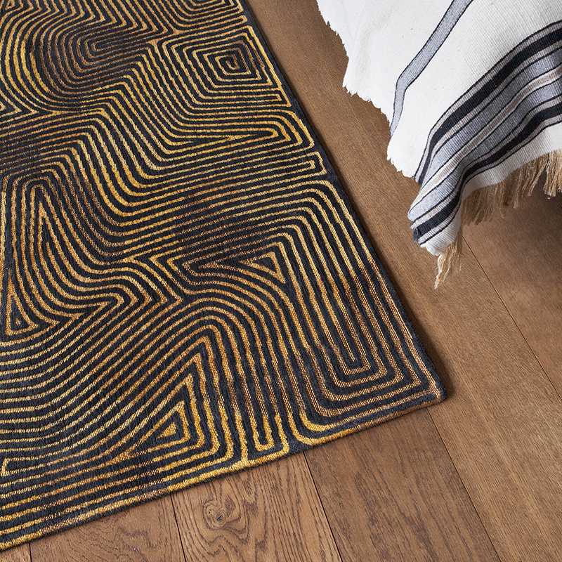 Modern vloerkleed - Meditation Coral 9227 Bruin - sfeer