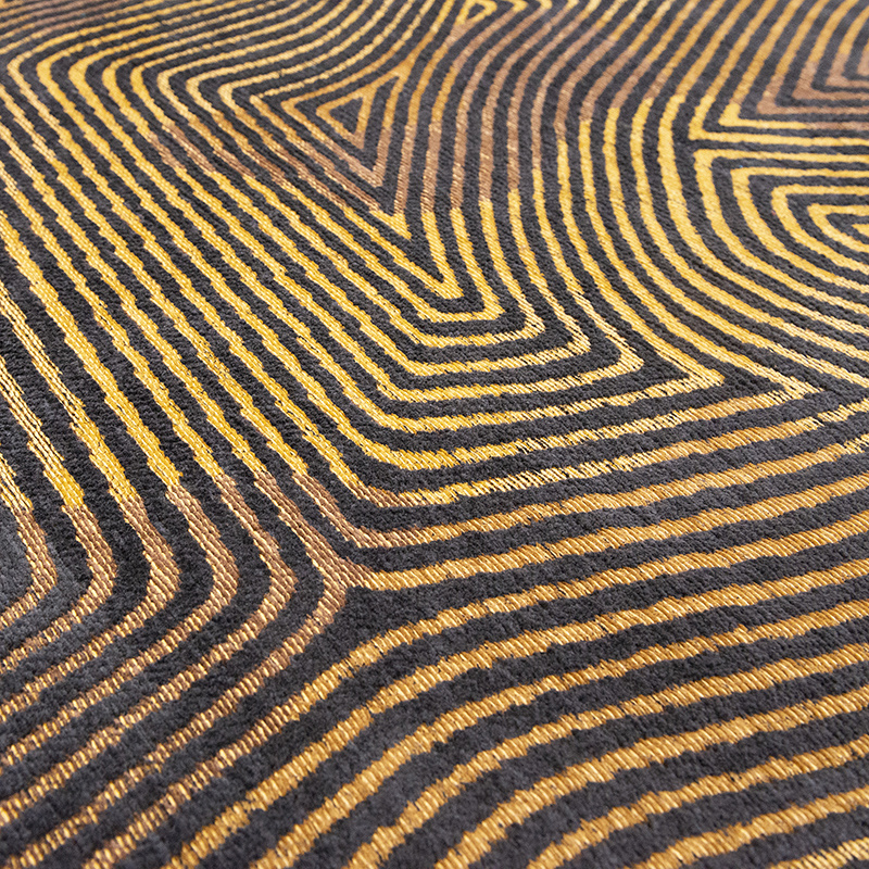 Rond modern vloerkleed - Meditation Coral 9227 Bruin - sfeer