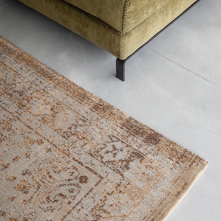 Vintage vloerkleed - Fading World Medaillon Oranje 9067