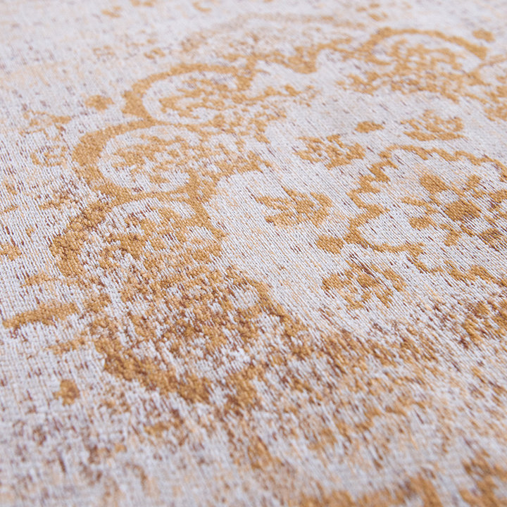 Vintage vloerkleed - Fading World Medaillon Oranje 9067