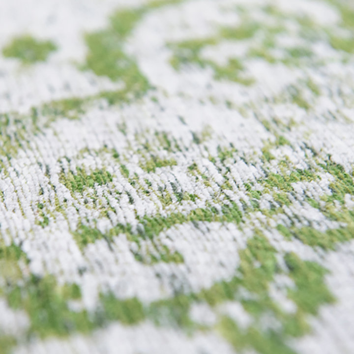 Vintage vloerkleed - Fading World Medaillon Groen 9066