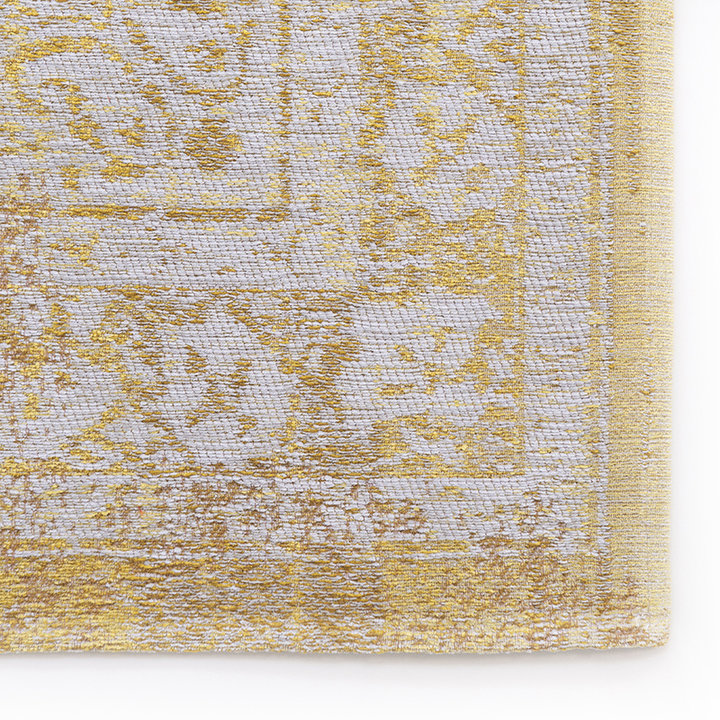 Vintage vloerkleed - Fading World Medaillon Geel 9062