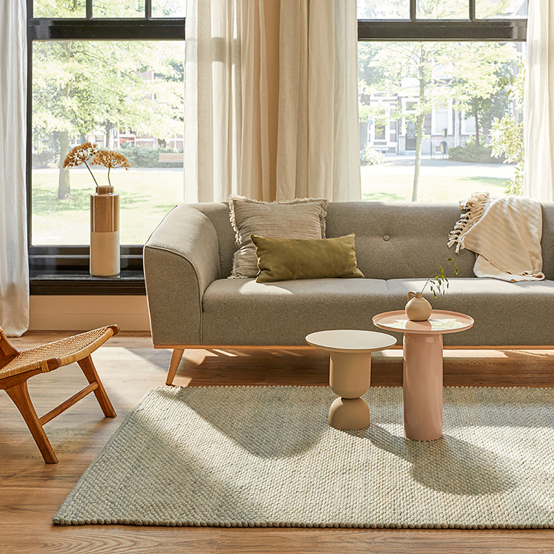 Wollen vloerkleed - Genua Mint 428 - sfeer