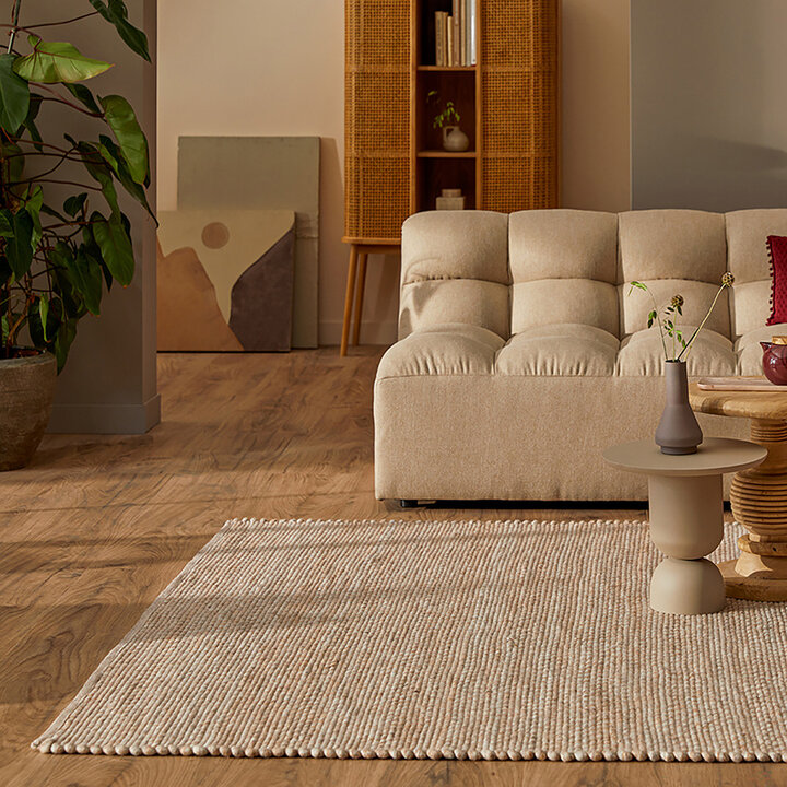 Wollen vloerkleed - Verona ST Beige 142