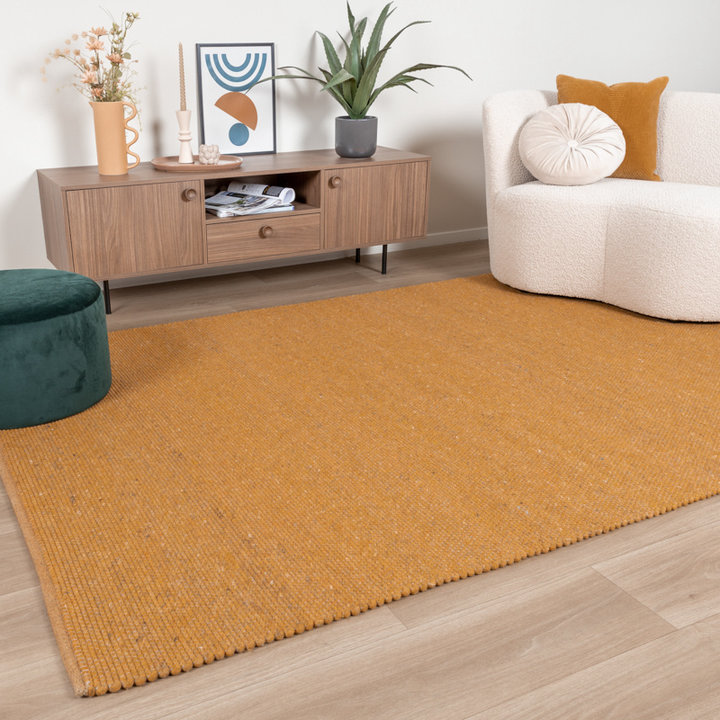 Dywan wełniany - Wise Żółty