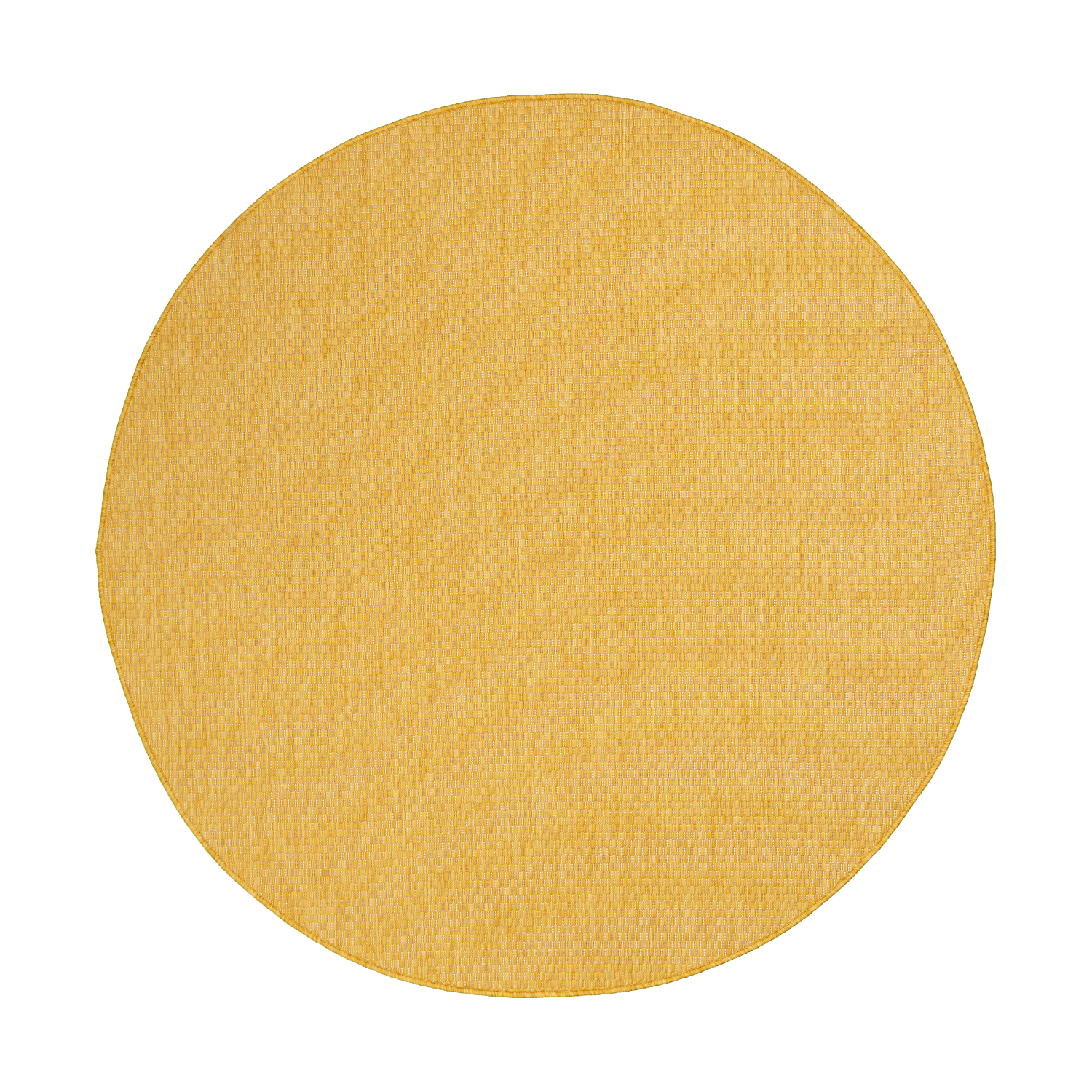 Rond buitenkleed - Costa Okergeel - sfeer