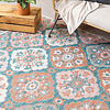 Bohemian buitenkleed - Vedra Tile Blauw - thumbnail 1