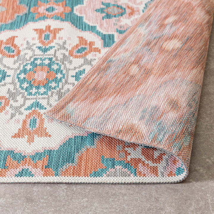 Dywan zewnętrzny boho - Vedra Tile Niebieski