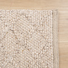 Wol gevlochten vloerkleed - Knit Beige - thumbnail 5