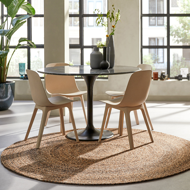 Rond wollen vloerkleed - Bellano ST Bruin 623