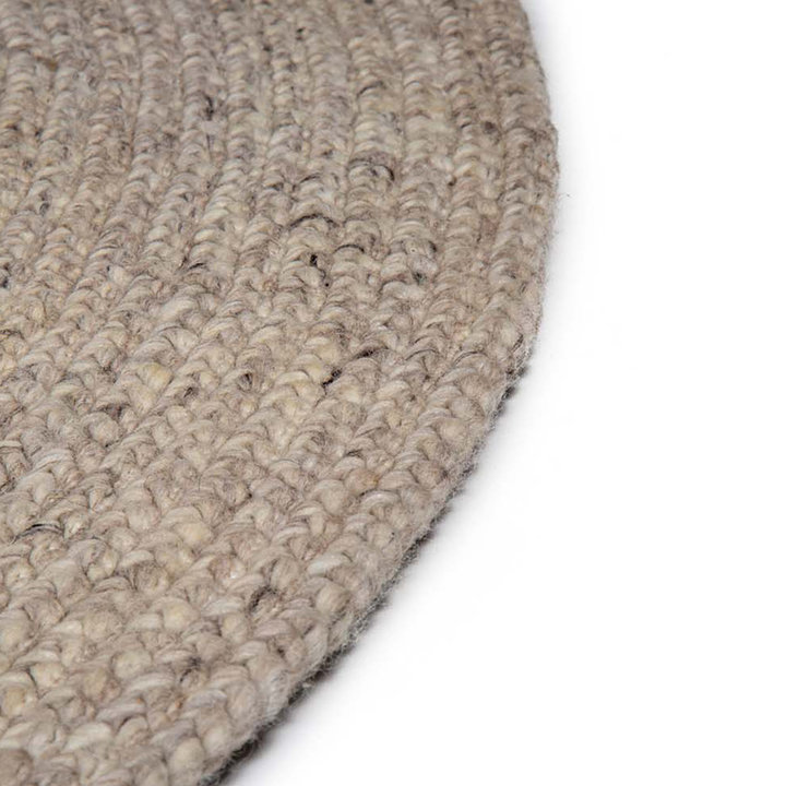 Rond wollen vloerkleed - Bellano ST Lichtgrijs 814