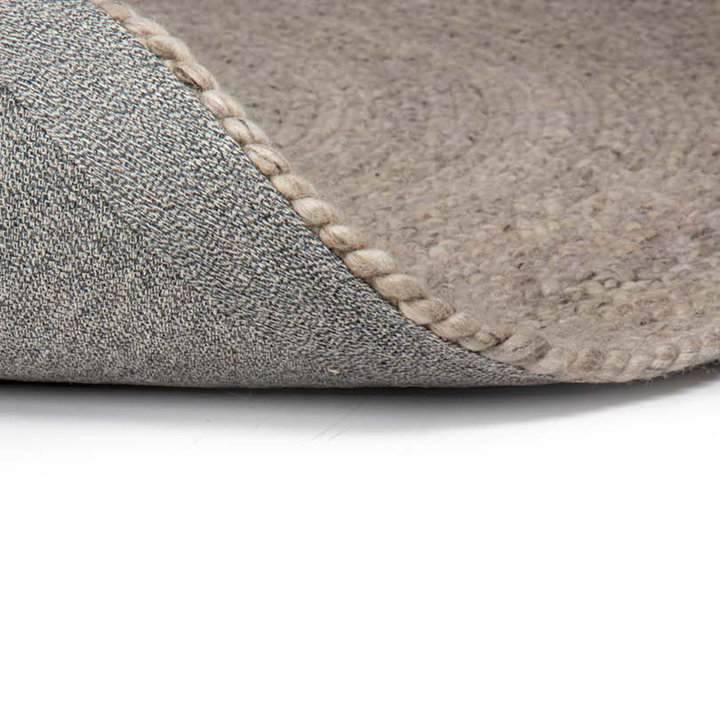 Rond wollen vloerkleed - Bellano ST Lichtgrijs 814