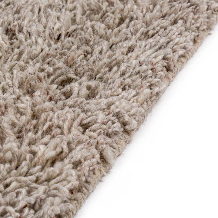 Wollen vloerkleed -  Berbero Lungo Beige 101