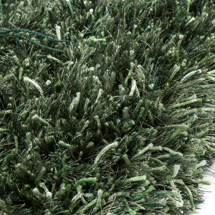 Shaggy vloerkleed - New Paulo Donkergroen 442