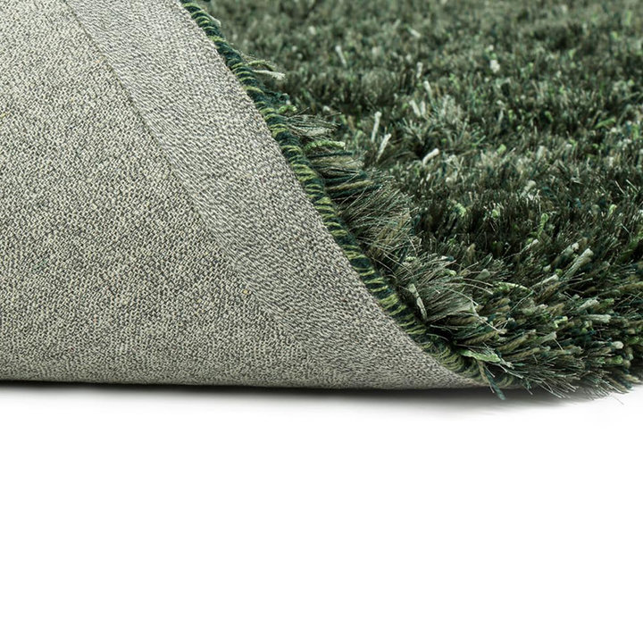 Shaggy vloerkleed - New Paulo Donkergroen 442