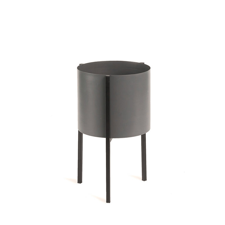 Plantenbak - Delphine Zwart Laag