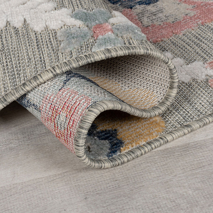 In- & Outdoorkleed - Plazo Flora Grijs