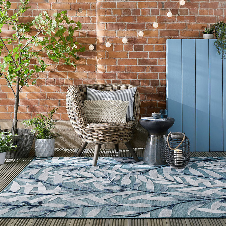 In- & Outdoorkleed - Plazo Willow Blauw