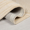 Rond modern vloerkleed - Solacio Leaves Beige - thumbnail 4