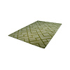 Viscose vloerkleed - Lev Geo Groen - thumbnail 2