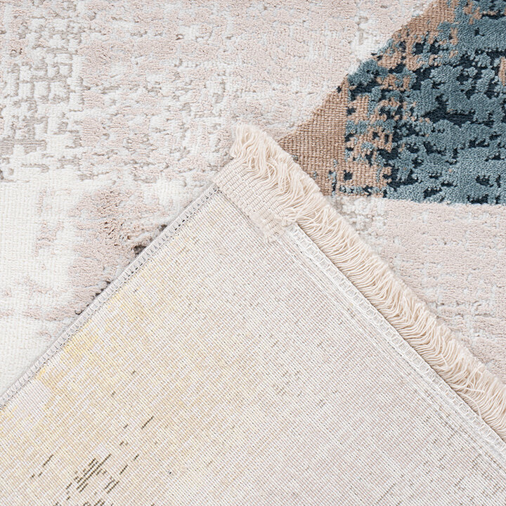 Vintage vloerkleed - Avdira 225 Grijs/Blauw