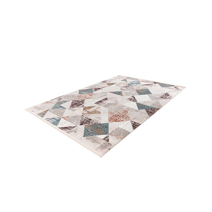 Vintage vloerkleed - Avdira 225 Grijs/Zalmroze