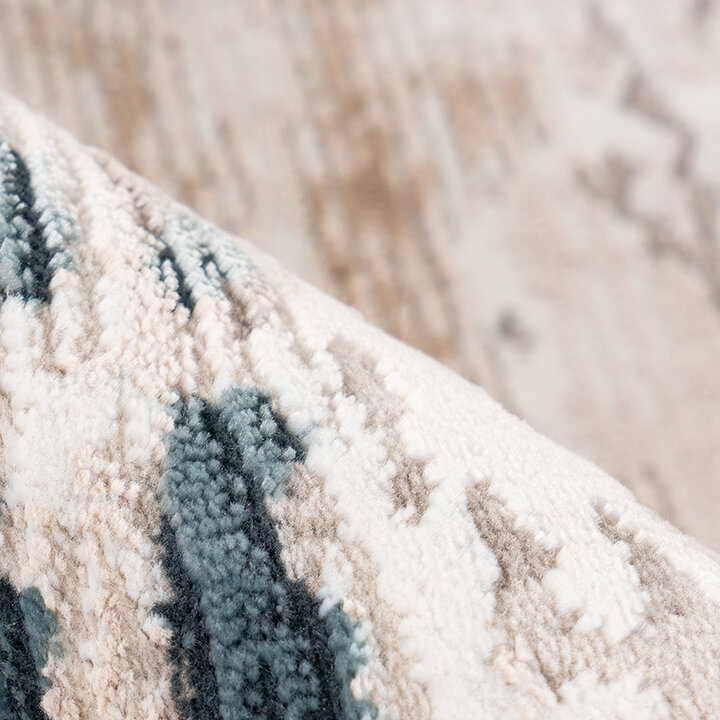 Vintage vloerkleed - Avdira 325 Grijs/Blauw