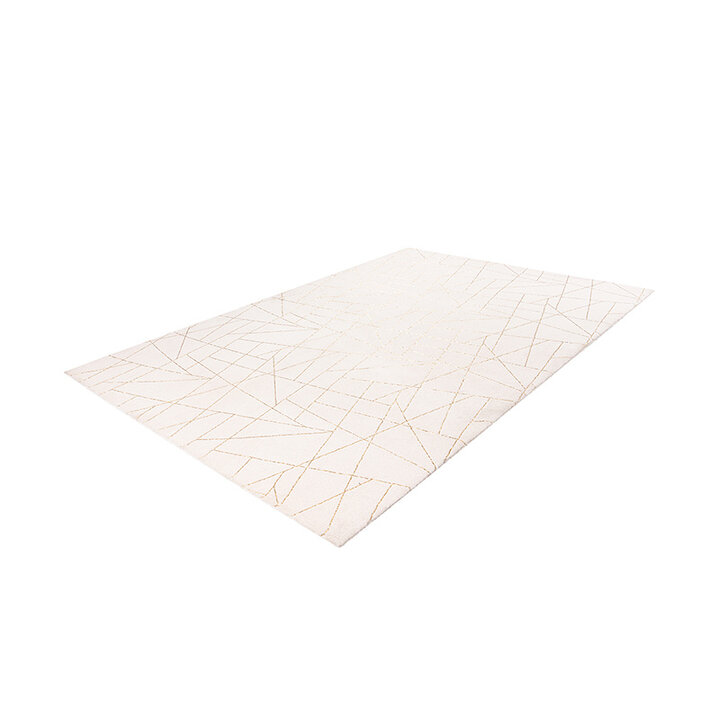 Geometrisch vloerkleed - Botticino 125 Creme/Goud