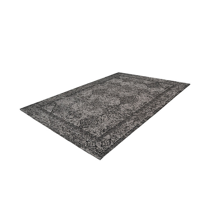 Vintage vloerkleed - Iruna 300 Grijs/Zwart