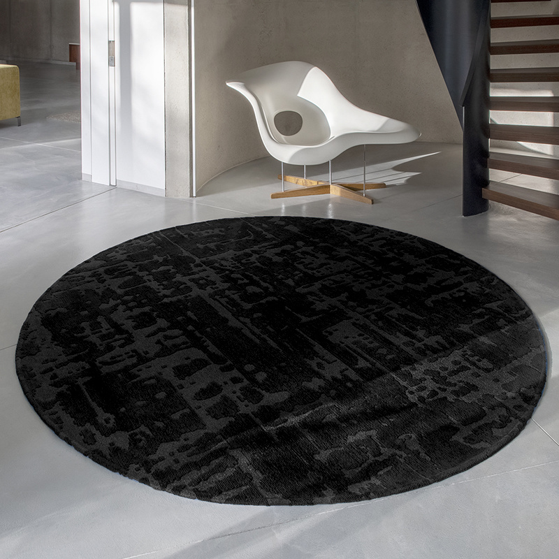 Rond modern vloerkleed - Structures Baobab 9200